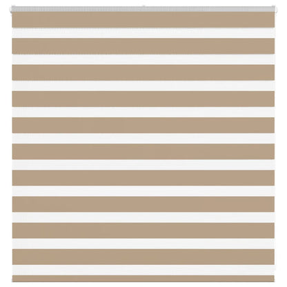 Zebra Blind Sand Brown 145x100 cm Fabric Width 140.9 cm Polyester