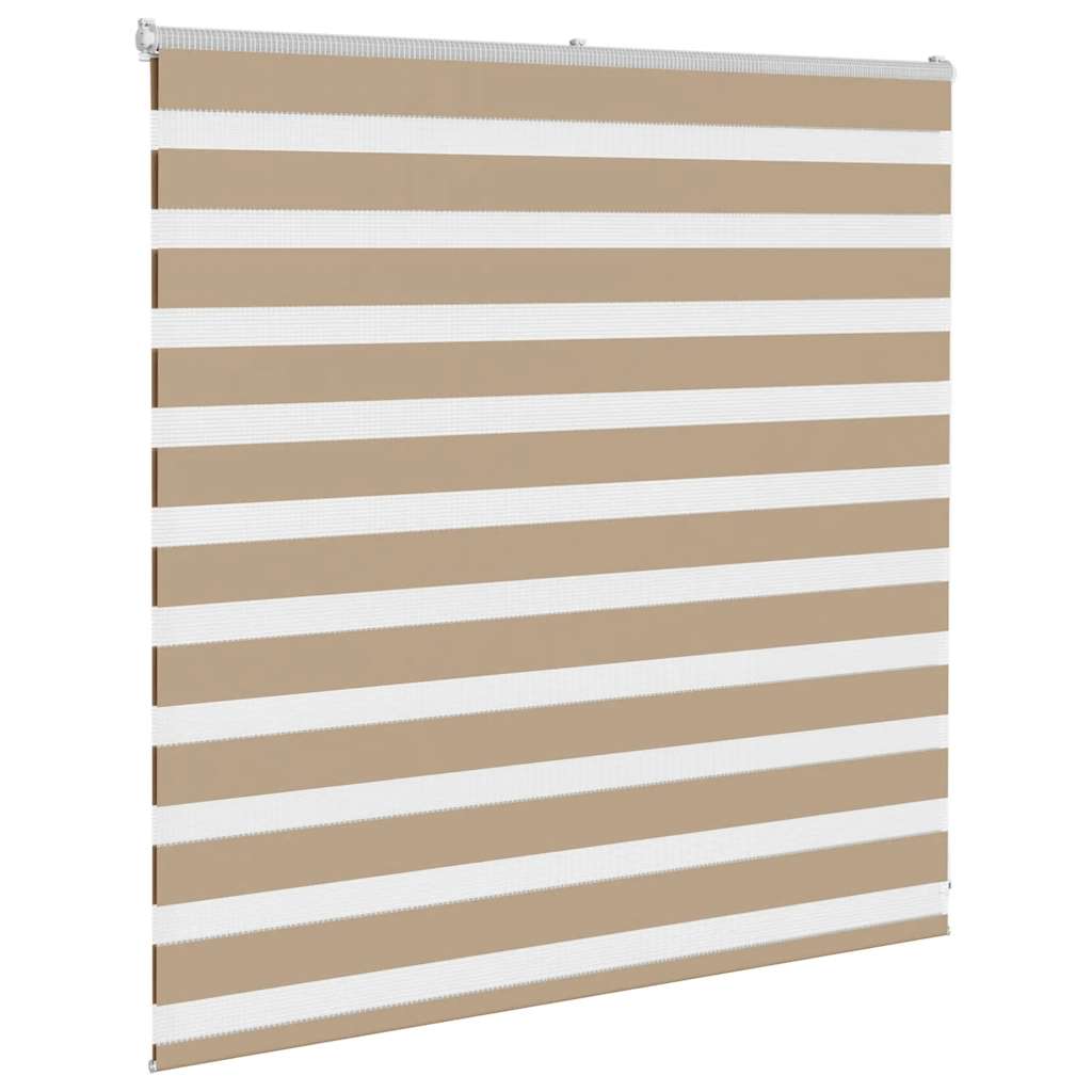 Zebra Blind Sand Brown 150x100 cm Fabric Width 145.9 cm Polyester