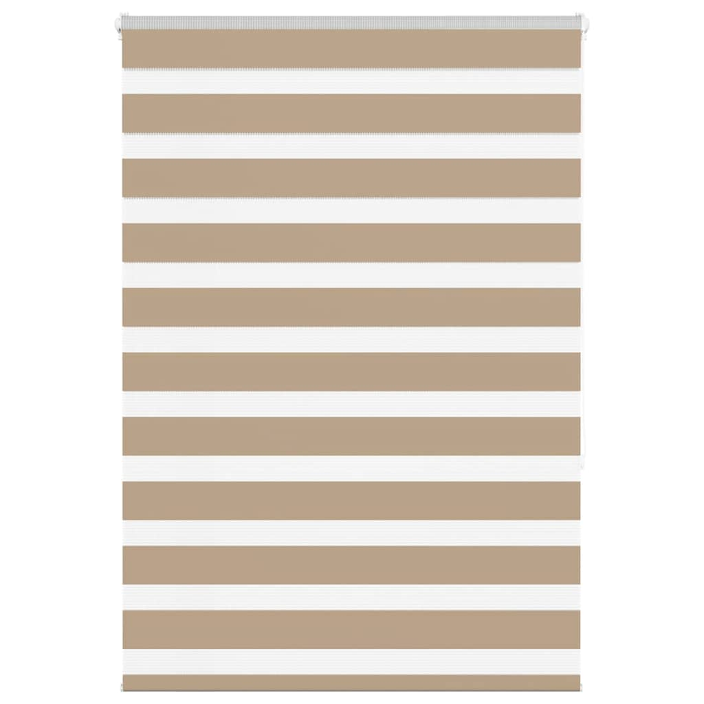 Zebra Blind Sand Brown 105x150 cm Fabric Width 100.9 cm Polyester