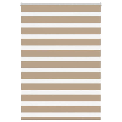 Zebra Blind Sand Brown 105x150 cm Fabric Width 100.9 cm Polyester