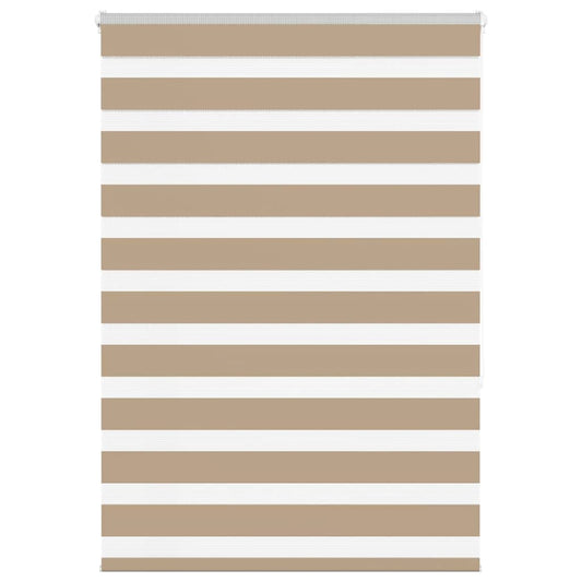 Zebra Blind Sand Brown 105x150 cm Fabric Width 100.9 cm Polyester