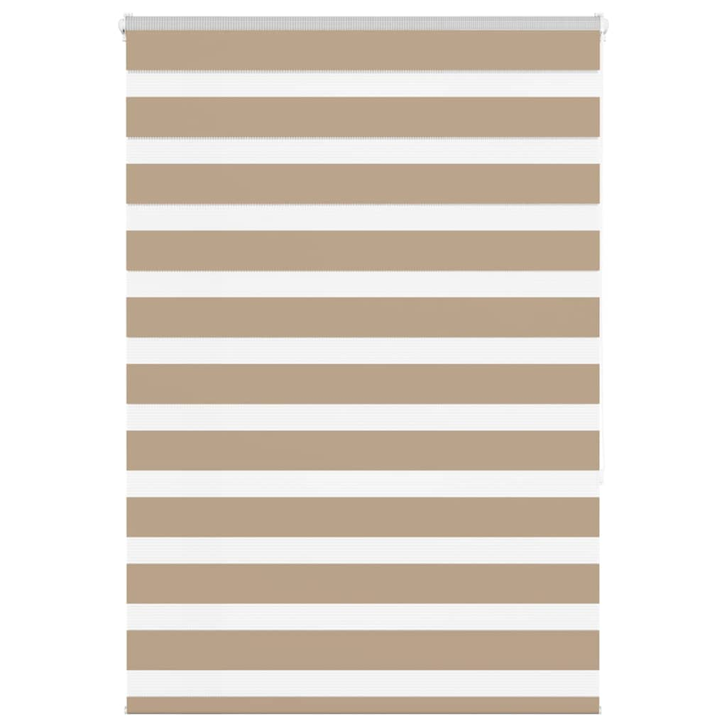 Zebra Blind Sand Brown 115x150 cm Fabric Width 110.9 cm Polyester