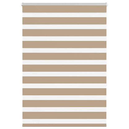 Zebra Blind Sand Brown 115x150 cm Fabric Width 110.9 cm Polyester