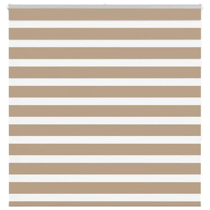 Zebra Blind Sand Brown 140x150 cm Fabric Width 135.9 cm Polyester