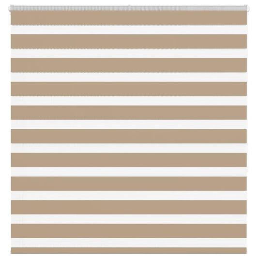 Zebra Blind Sand Brown 140x150 cm Fabric Width 135.9 cm Polyester