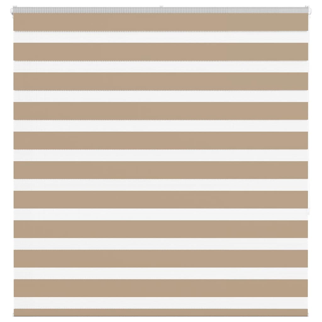 Zebra Blind Sand Brown 150x150 cm Fabric Width 145.9 cm Polyester