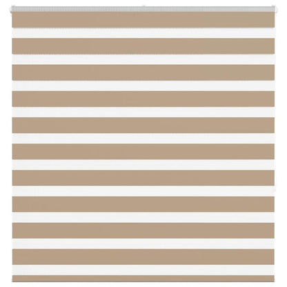 Zebra Blind Sand Brown 150x150 cm Fabric Width 145.9 cm Polyester