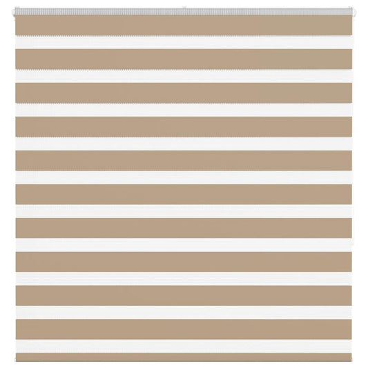 Zebra Blind Sand Brown 150x150 cm Fabric Width 145.9 cm Polyester