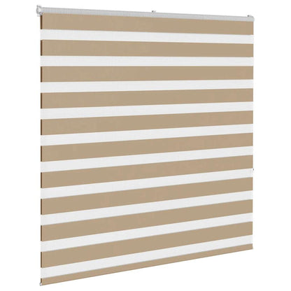 Zebra Blind Sand Brown 150x150 cm Fabric Width 145.9 cm Polyester