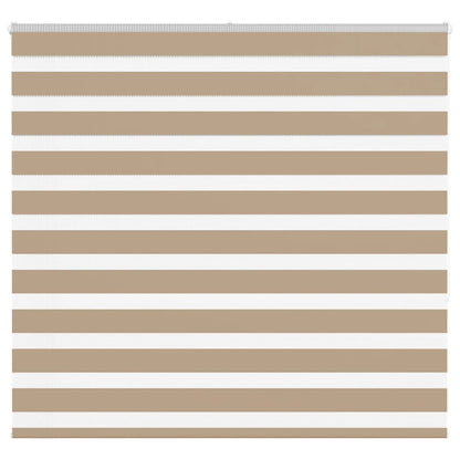 Zebra Blind Sand Brown 155x150 cm Fabric Width 150.9 cm Polyester