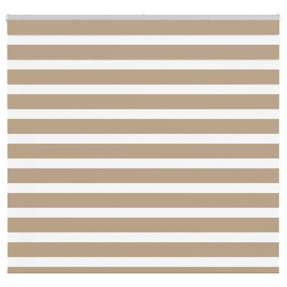 Zebra Blind Sand Brown 160x150 cm Fabric Width 155.9 cm Polyester