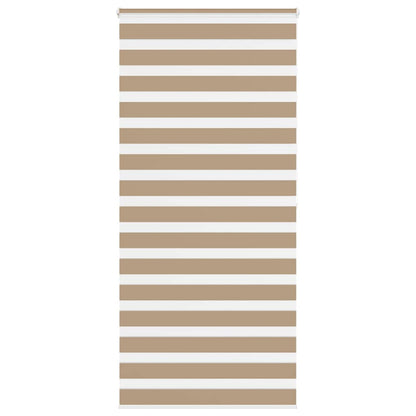 Zebra Blind Sand Brown 100x200 cm Fabric Width 95.9 cm Polyester