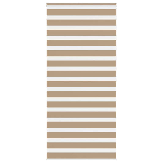 Zebra Blind Sand Brown 105x200 cm Fabric Width 100.9 cm Polyester