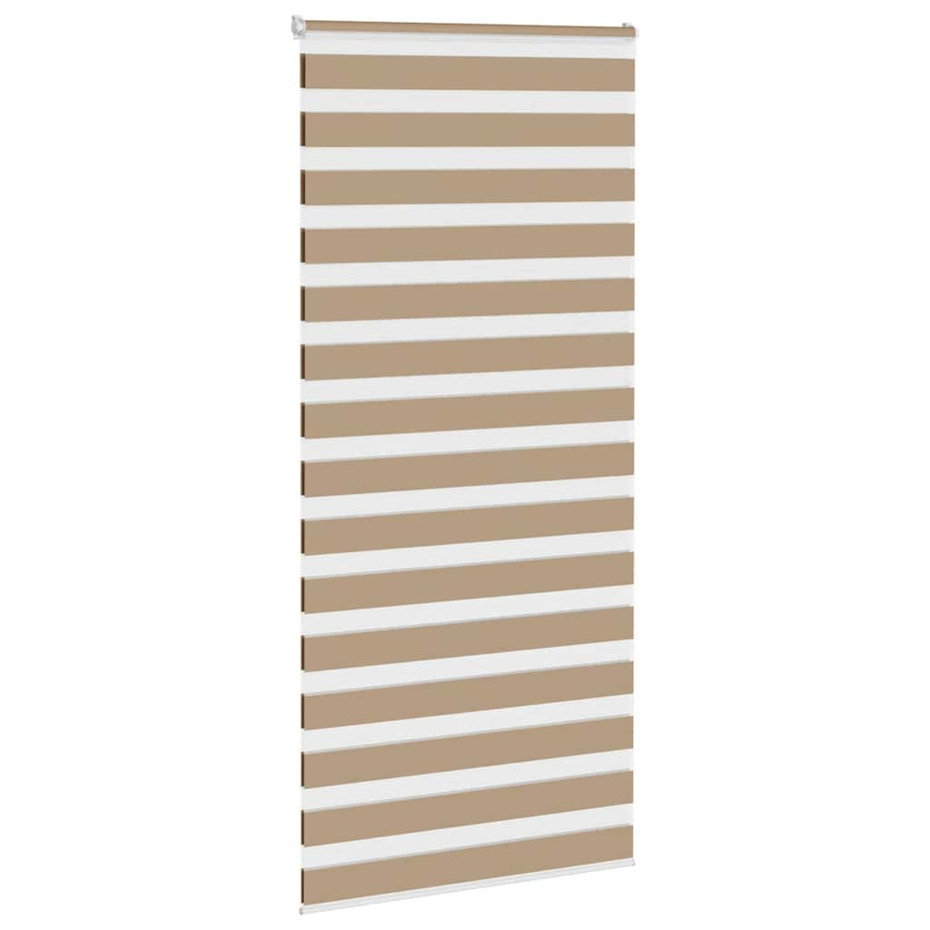 Zebra Blind Sand Brown 105x200 cm Fabric Width 100.9 cm Polyester