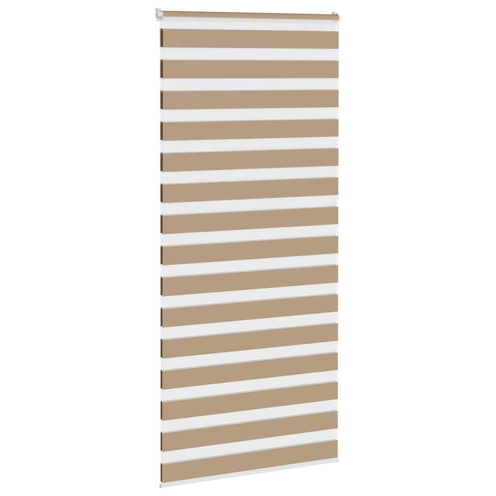 Zebra Blind Sand Brown 110x200 cm Fabric Width 105.9 cm Polyester