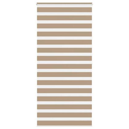 Zebra Blind Sand Brown 115x200 cm Fabric Width 110.9 cm Polyester