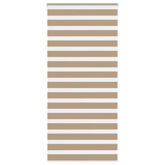 Zebra Blind Sand Brown 115x200 cm Fabric Width 110.9 cm Polyester