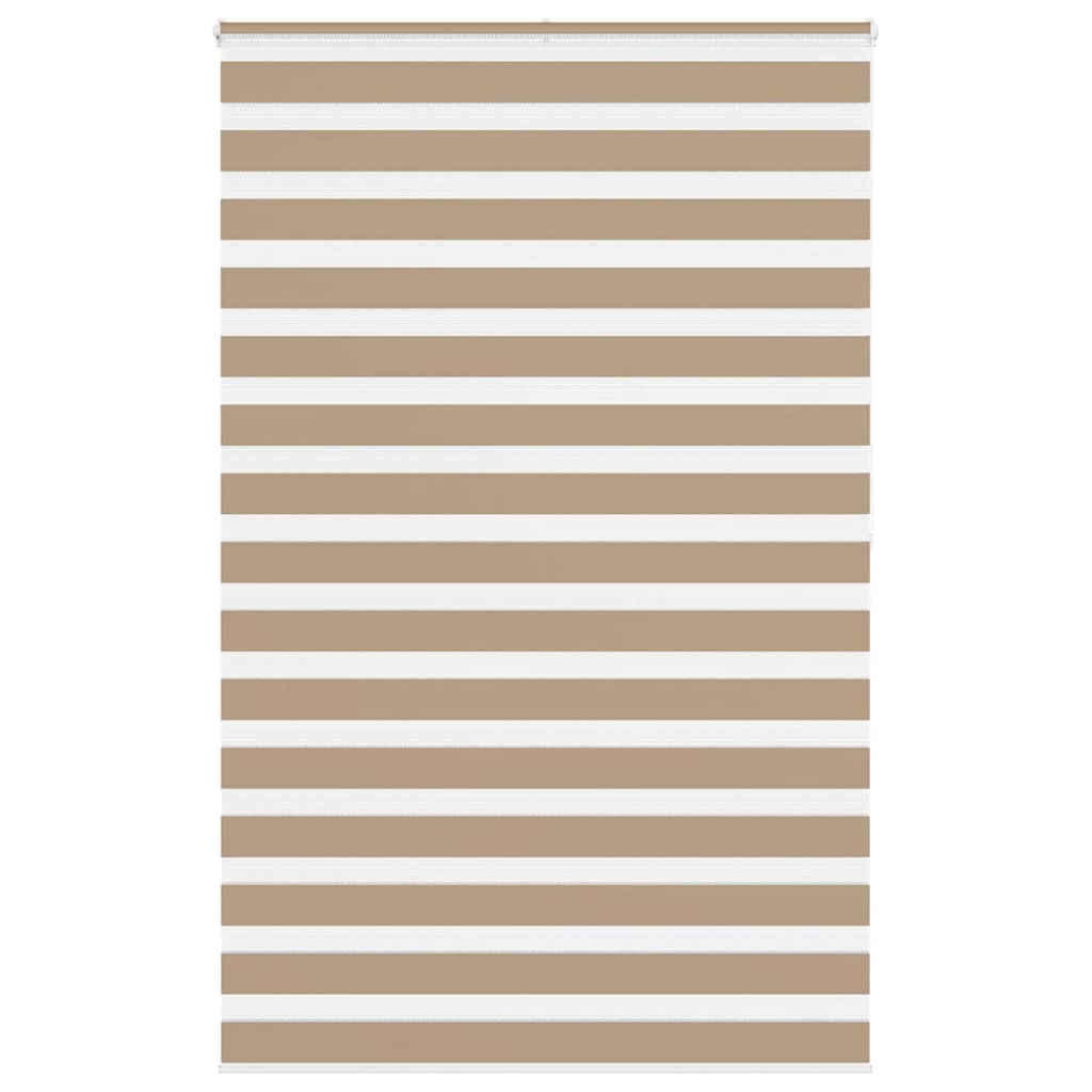 Zebra Blind Sand Brown 140x200 cm Fabric Width 135.9 cm Polyester