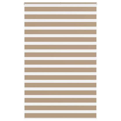 Zebra Blind Sand Brown 145x200 cm Fabric Width 140.9 cm Polyester