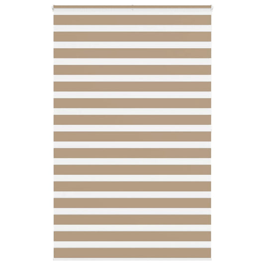 Zebra Blind Sand Brown 150x200 cm Fabric Width 145.9 cm Polyester