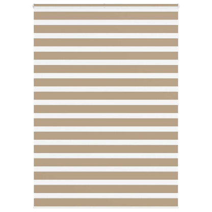 Zebra Blind Sand Brown 155x200 cm Fabric Width 150.9 cm Polyester