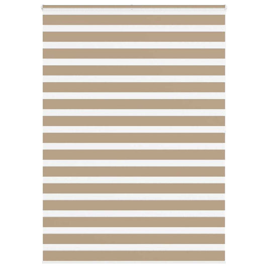 Zebra Blind Sand Brown 155x200 cm Fabric Width 150.9 cm Polyester