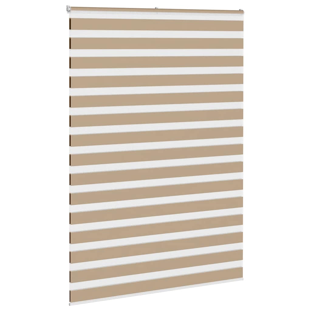 Zebra Blind Sand Brown 155x200 cm Fabric Width 150.9 cm Polyester