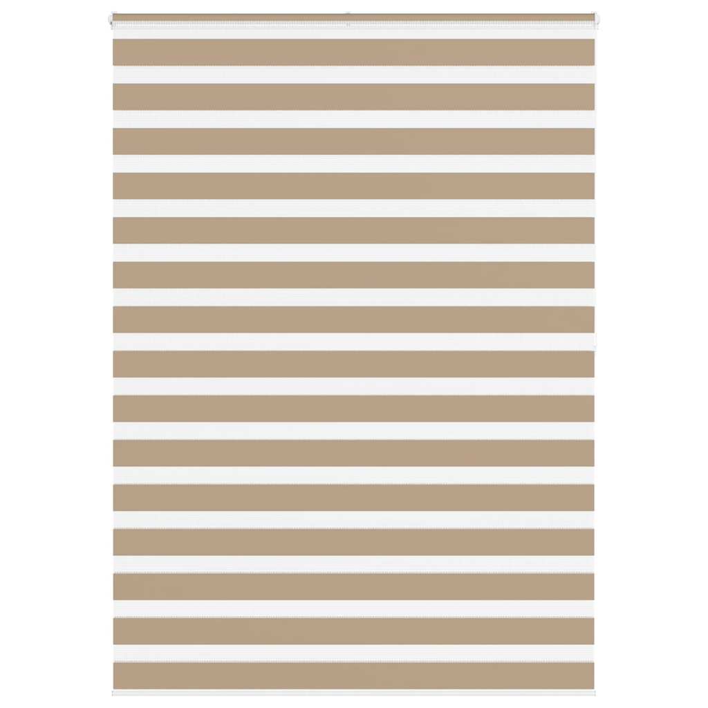 Zebra Blind Sand Brown 160x200 cm Fabric Width 155.9 cm Polyester