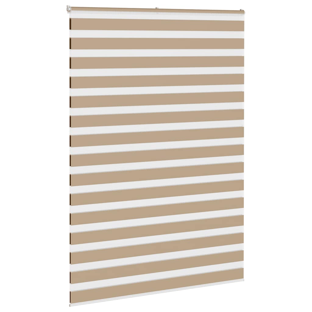 Zebra Blind Sand Brown 160x200 cm Fabric Width 155.9 cm Polyester