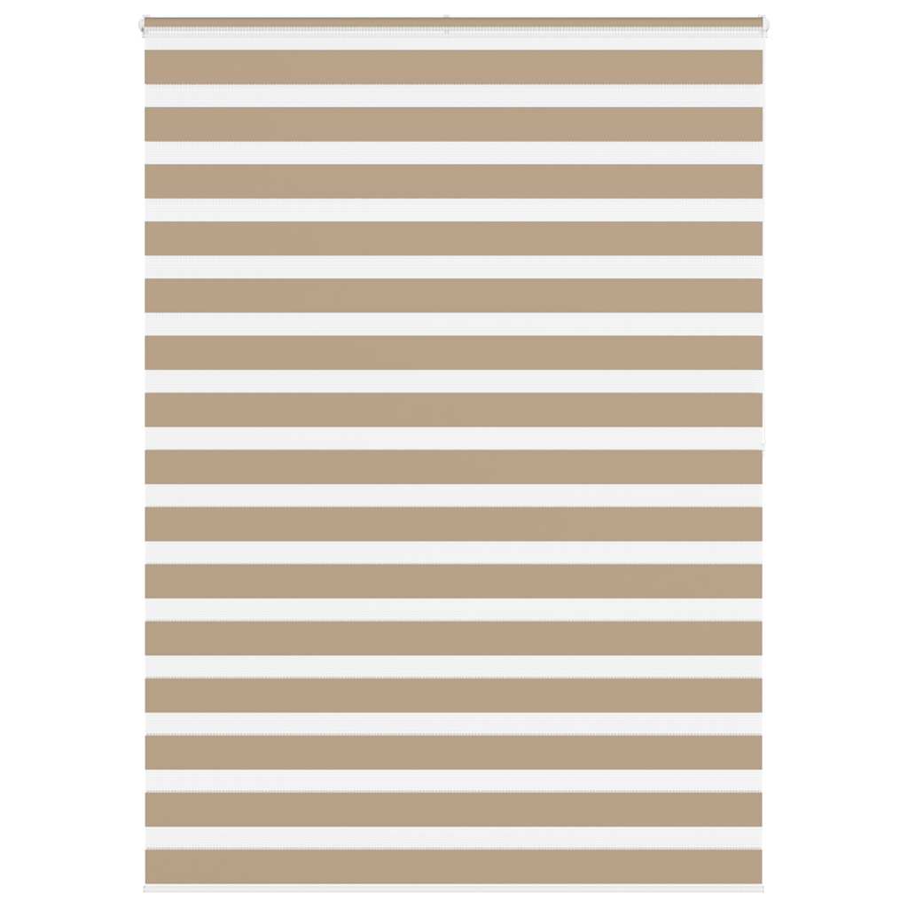 Zebra Blind Sand Brown 165x200 cm Fabric Width 160.9 cm Polyester