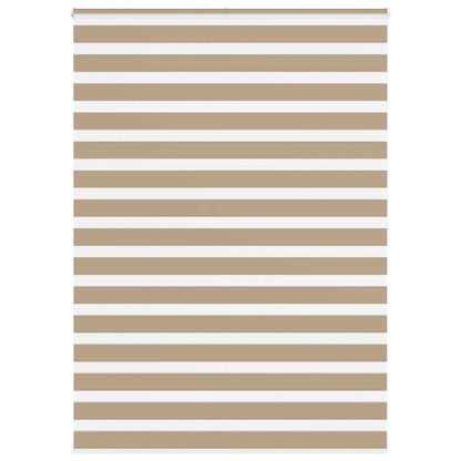 Zebra Blind Sand Brown 165x200 cm Fabric Width 160.9 cm Polyester