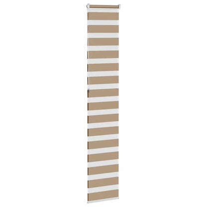 Zebra Blind Sand Brown 40x230 cm Fabric Width 35.9 cm Polyester