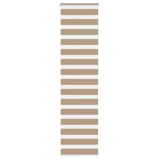 Zebra Blind Sand Brown 55x230 cm Fabric Width 50.9 cm Polyester