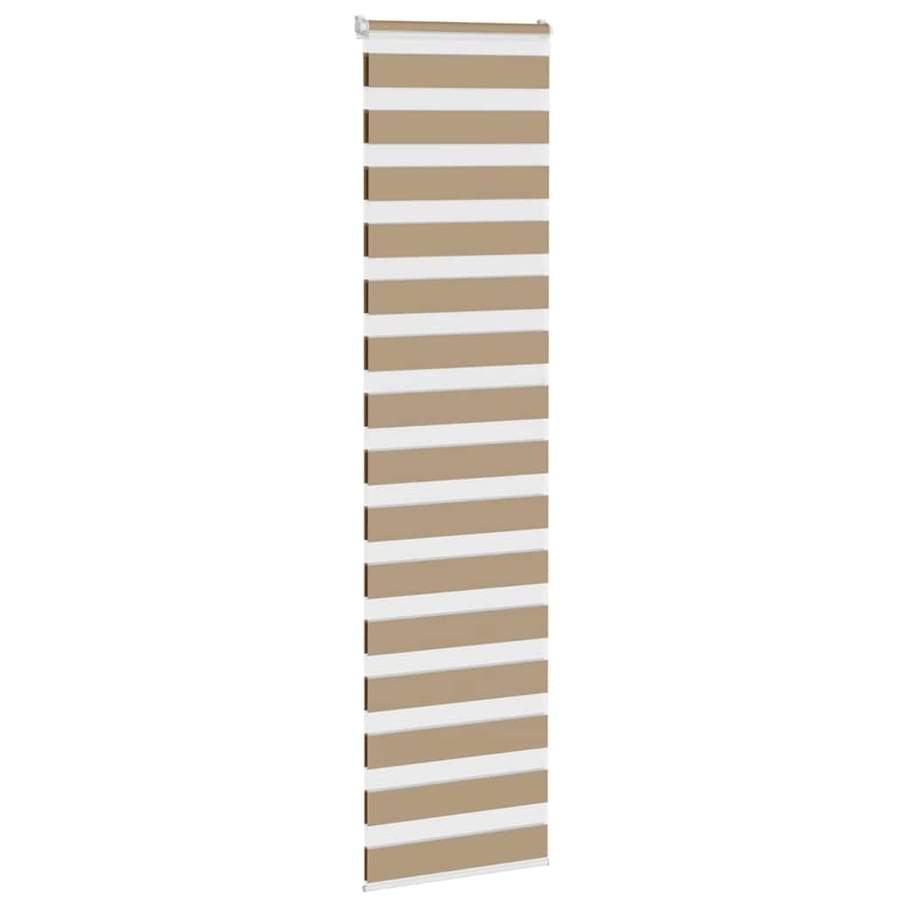 Zebra Blind Sand Brown 55x230 cm Fabric Width 50.9 cm Polyester