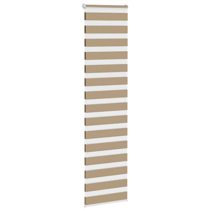 Zebra Blind Sand Brown 55x230 cm Fabric Width 50.9 cm Polyester