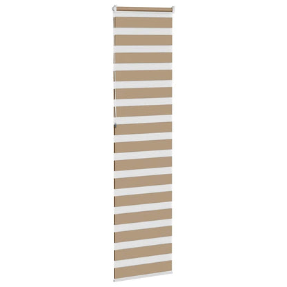 Zebra Blind Sand Brown 55x230 cm Fabric Width 50.9 cm Polyester