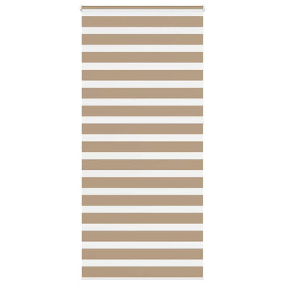 Zebra Blind Sand Brown 100x230 cm Fabric Width 95.9 cm Polyester