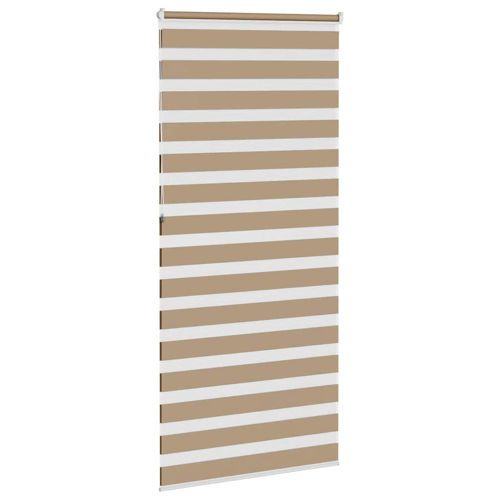 Zebra Blind Sand Brown 105x230 cm Fabric Width 100.9 cm Polyester