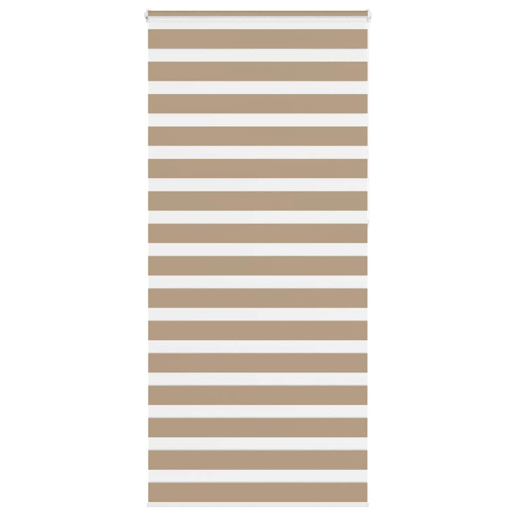 Zebra Blind Sand Brown 110x230 cm Fabric Width 105.9 cm Polyester