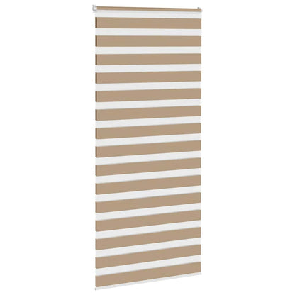 Zebra Blind Sand Brown 110x230 cm Fabric Width 105.9 cm Polyester