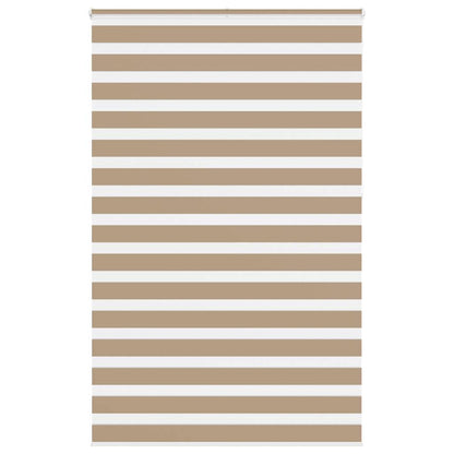 Zebra Blind Sand Brown 140x230 cm Fabric Width 135.9 cm Polyester