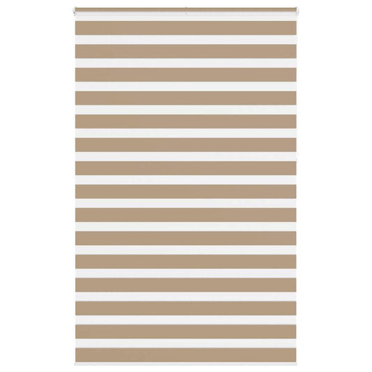 Zebra Blind Sand Brown 140x230 cm Fabric Width 135.9 cm Polyester