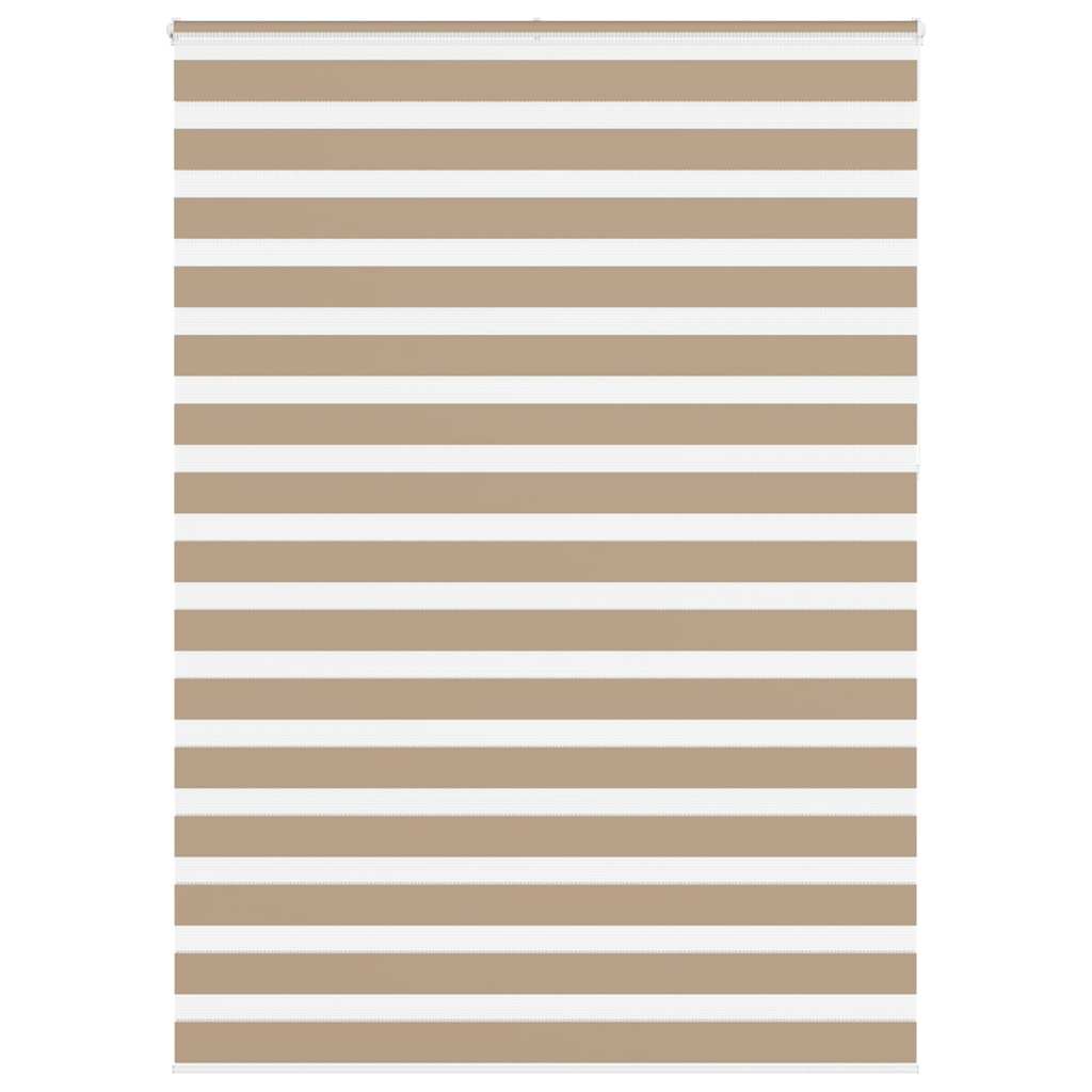 Zebra Blind Sand Brown 155x230 cm Fabric Width 150.9 cm Polyester