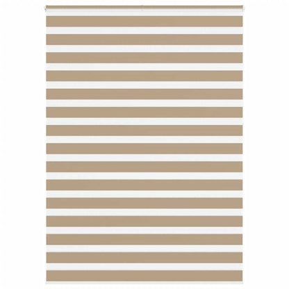 Zebra Blind Sand Brown 165x230 cm Fabric Width 160.9 cm Polyester