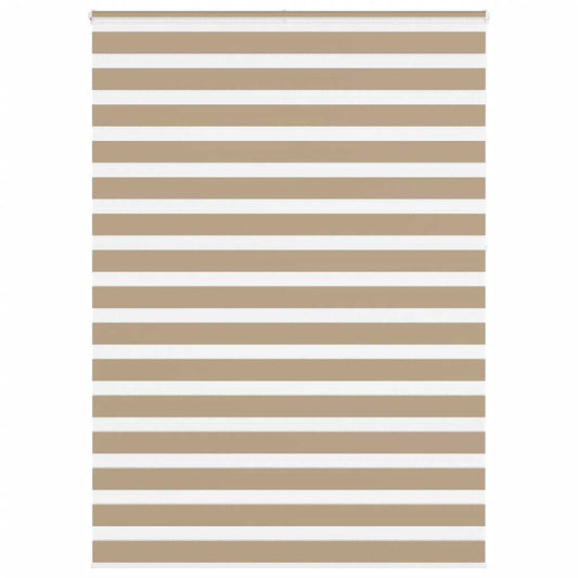 Zebra Blind Sand Brown 165x230 cm Fabric Width 160.9 cm Polyester