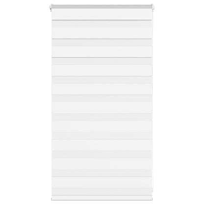 Zebra Blind White 75x100 cm Fabric Width 70.9 cm Polyester