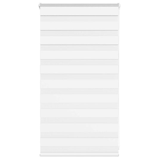 Zebra Blind White 85x100 cm Fabric Width 80.9 cm Polyester