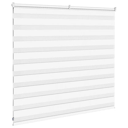 Zebra Blind White 155x100 cm Fabric Width 150.9 cm Polyester