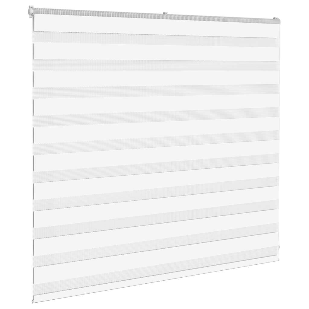 Zebra Blind White 160x100 cm Fabric Width 155.9 cm Polyester