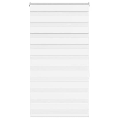 Zebra Blind White 75x150 cm Fabric Width 70.9 cm Polyester